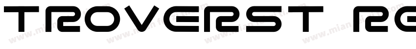 Troverst Regular字体转换